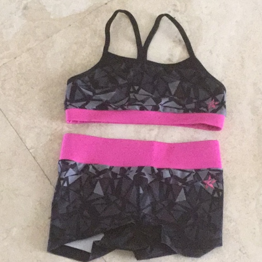 Rebel Athletic Cheer Bra Shorts